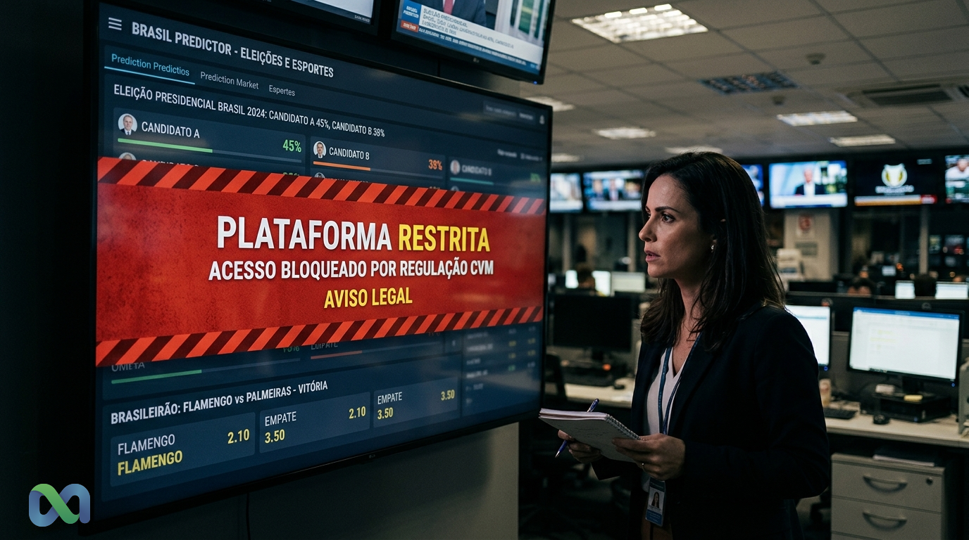 BC proíbe apostas em eleições e esportes na Polymarket e Kalshi
