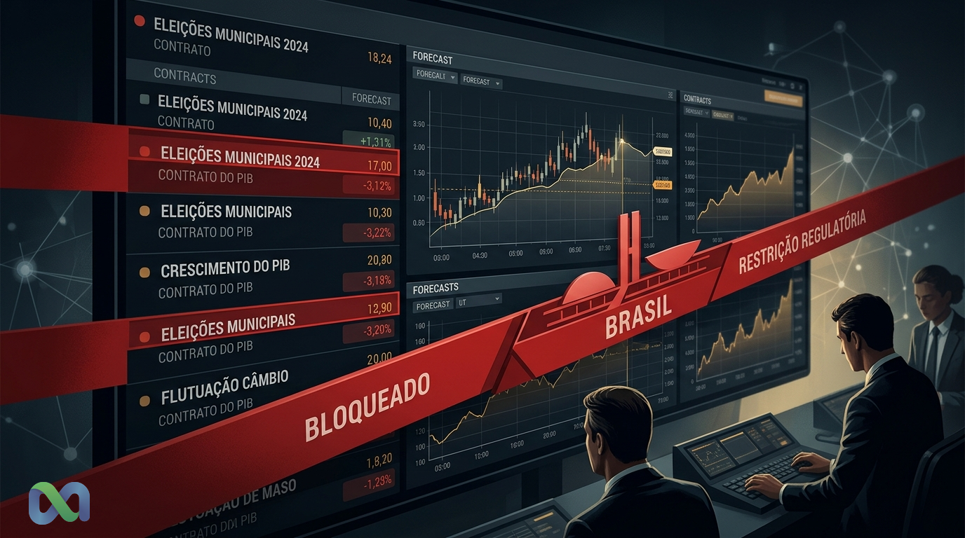 Governo bloqueia plataformas de mercado preditivo no Brasil: o que muda