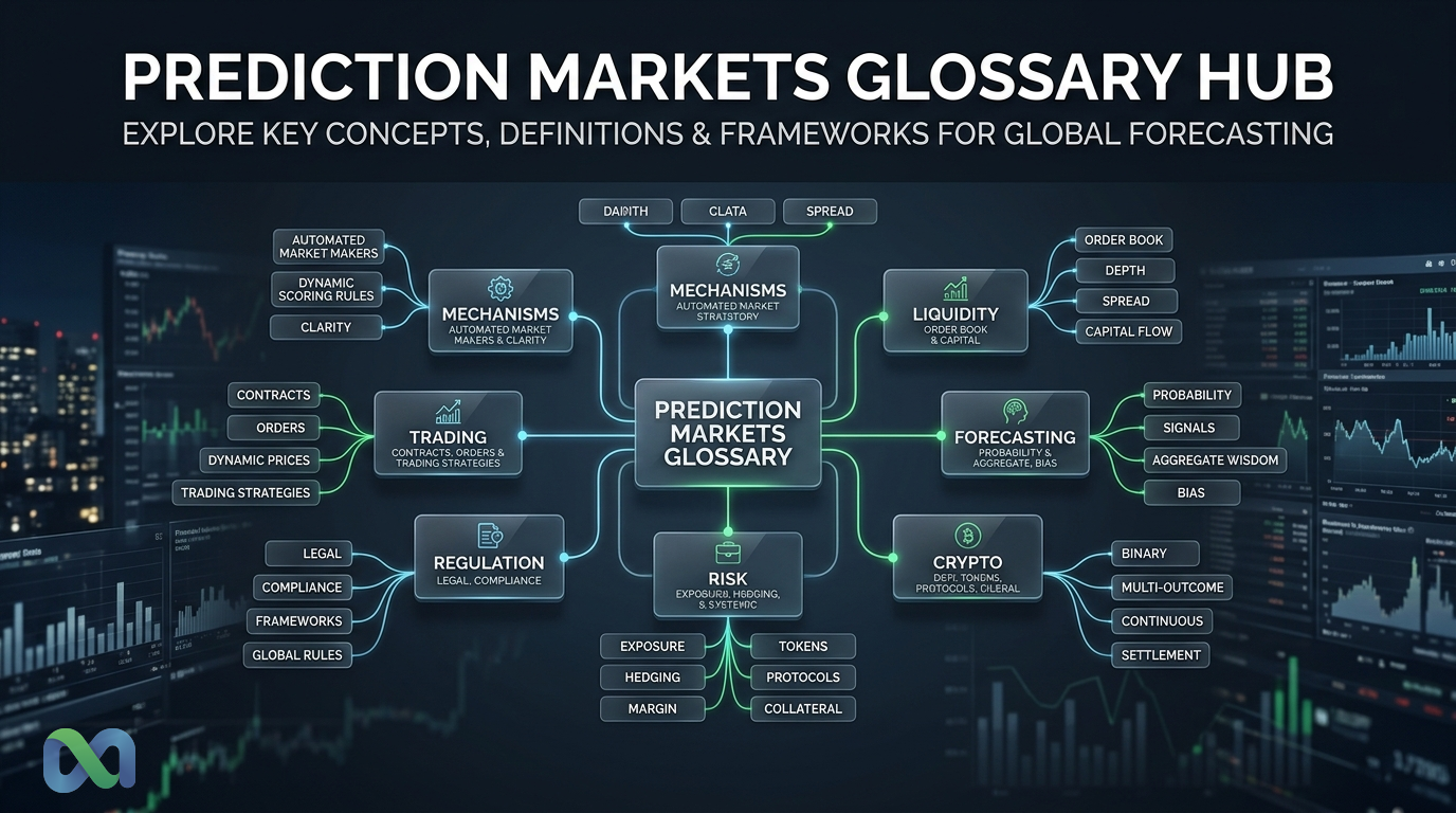 Prediction Markets Glossary: Core Terms, Mechanisms, and Trading Concepts