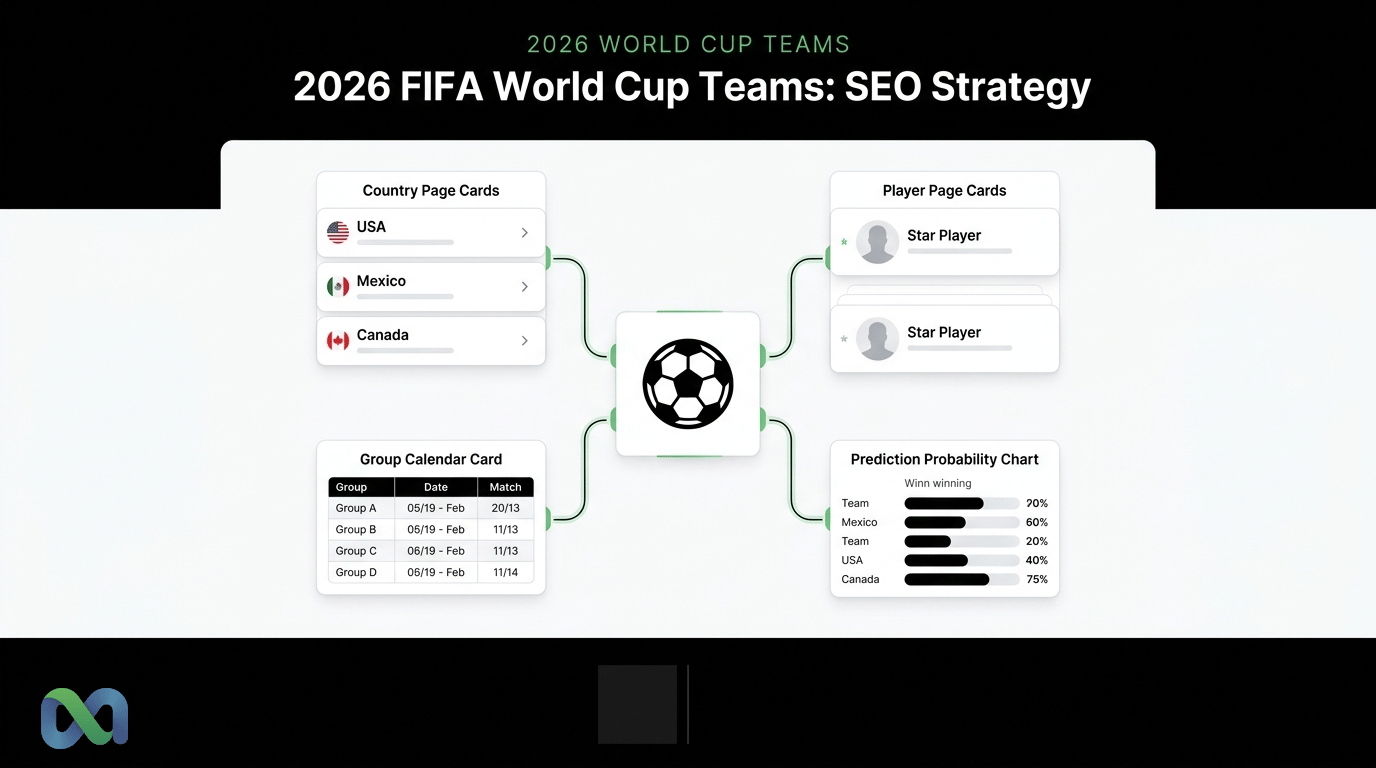 2026 FIFA World Cup Teams: SEO Strategy by Country and Player