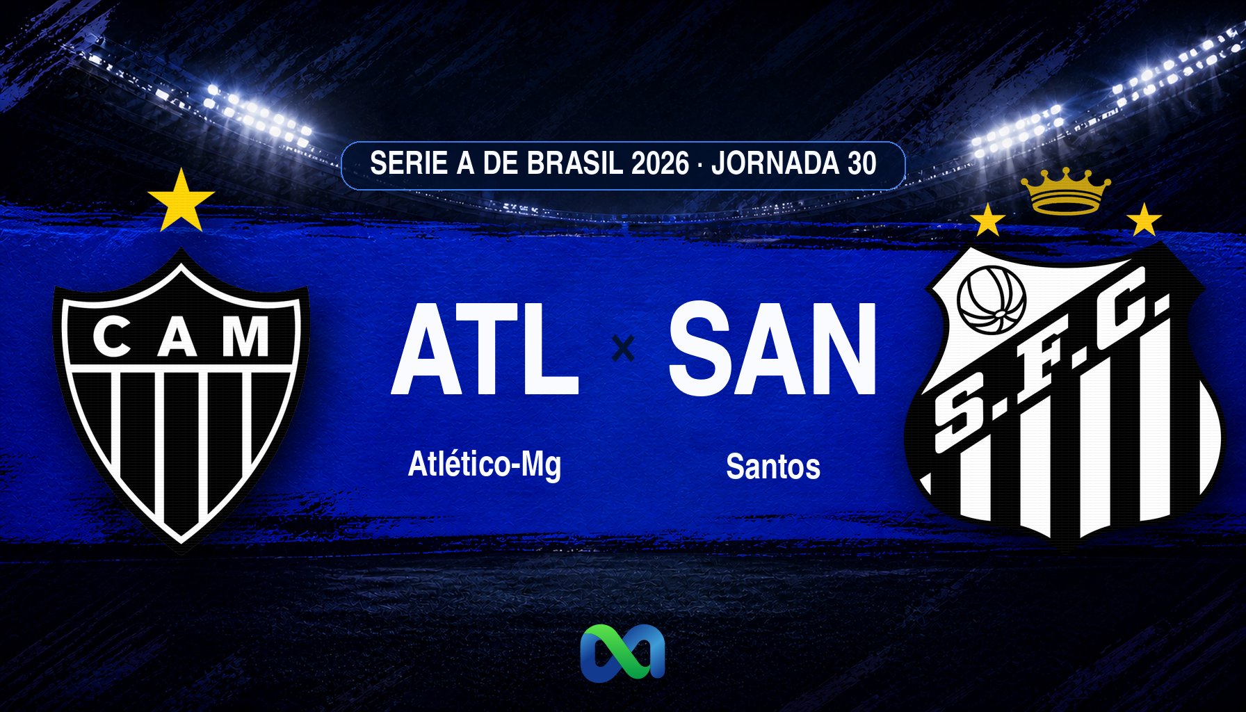 Atletico-MG vs Santos: dónde ver en vivo, horario y alineaciones