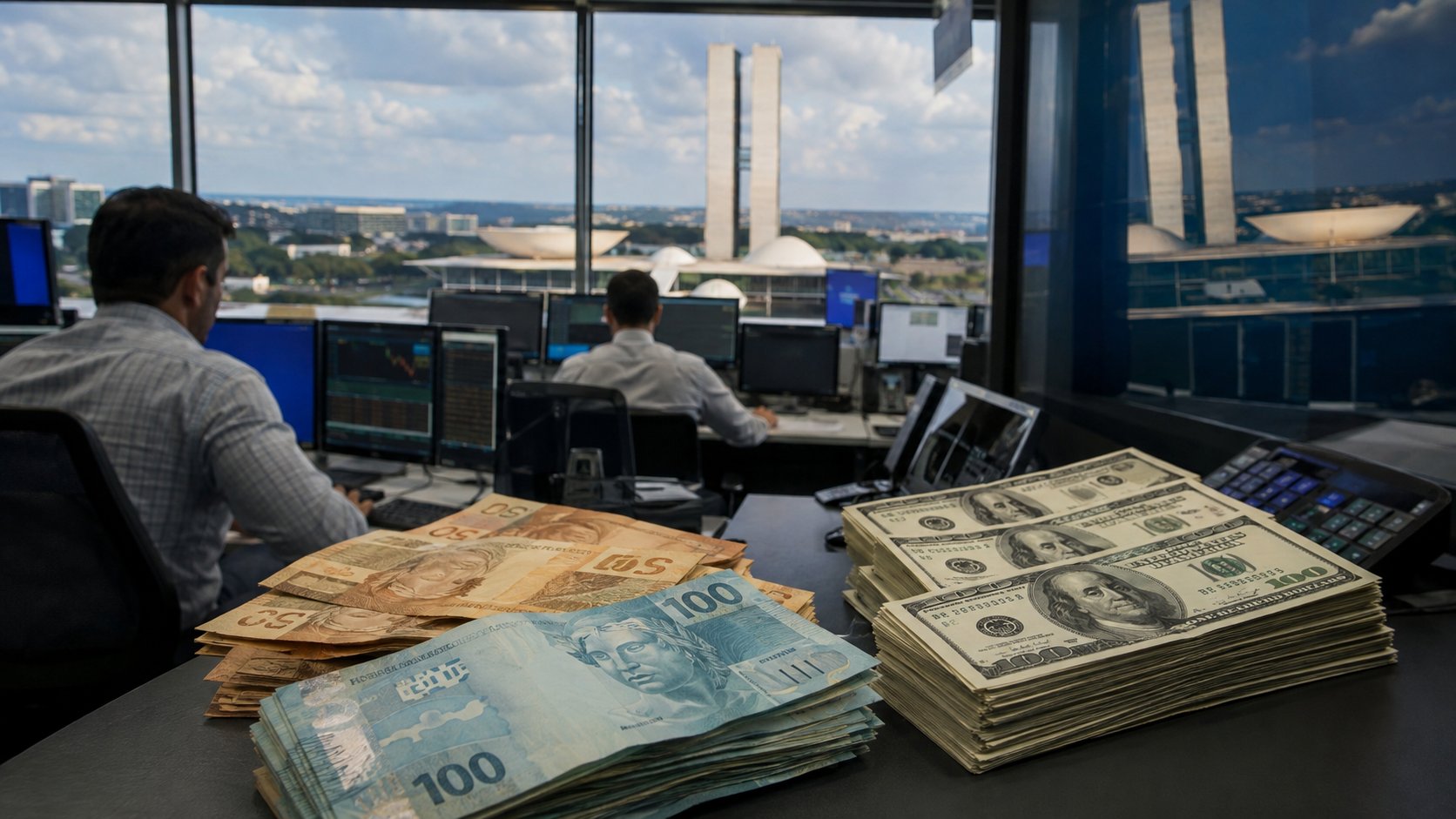 Dólar Recua Ante o Real: Eleições e Risco Brasil