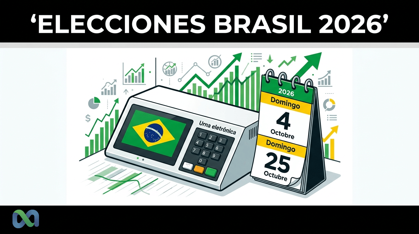 Fecha de las elecciones Brasil 2026: 1ª y 2ª vuelta