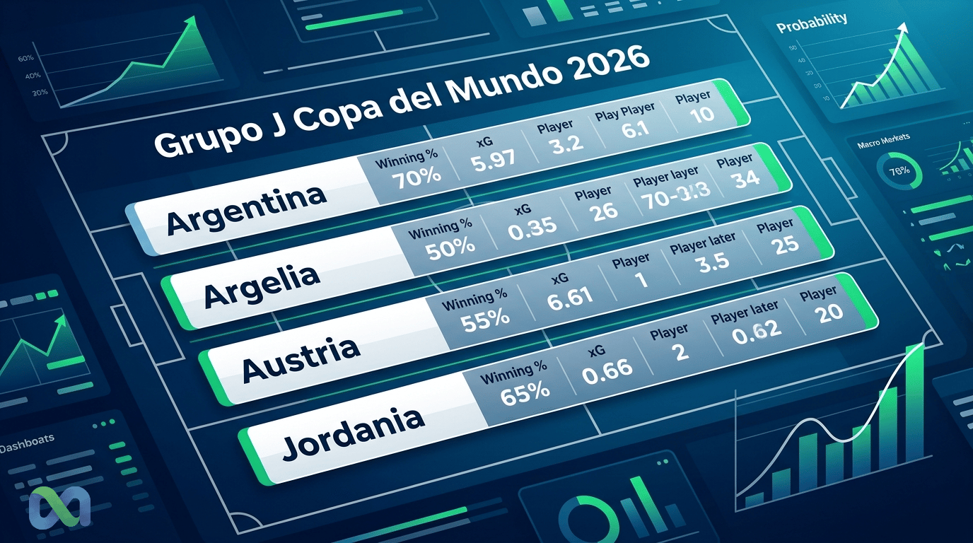 Grupo J Copa del Mundo 2026: partidos, tabla, favoritos y escenarios