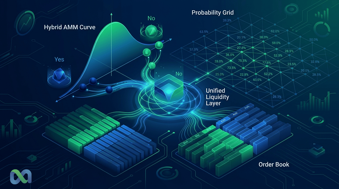 Hybrid AMM: Cómo Funciona en Mercados de Predicción