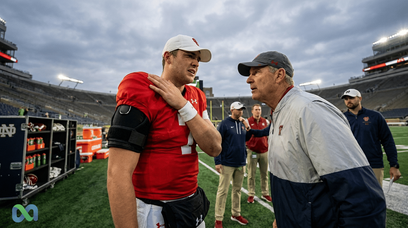 Internet Reacts Sam Leavitt Suspicious Injury: LSU vs Ole Miss