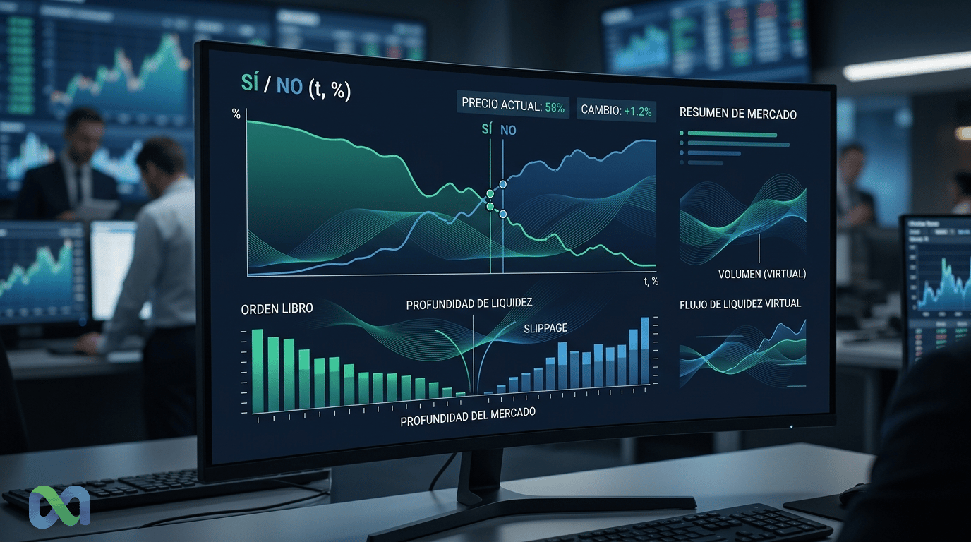 Liquidez virtual: qué es y cómo afecta a los mercados de predicción