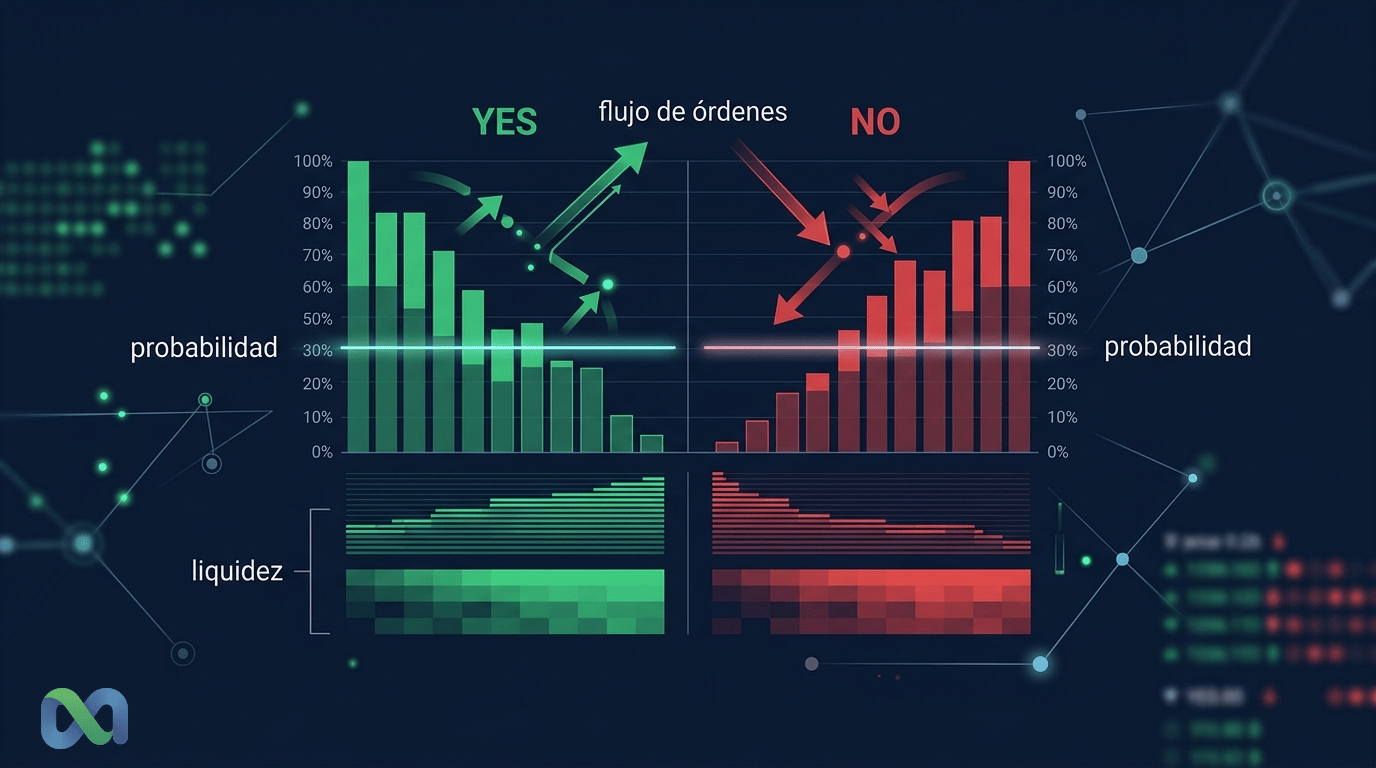 Order flow en mercados de predicción
