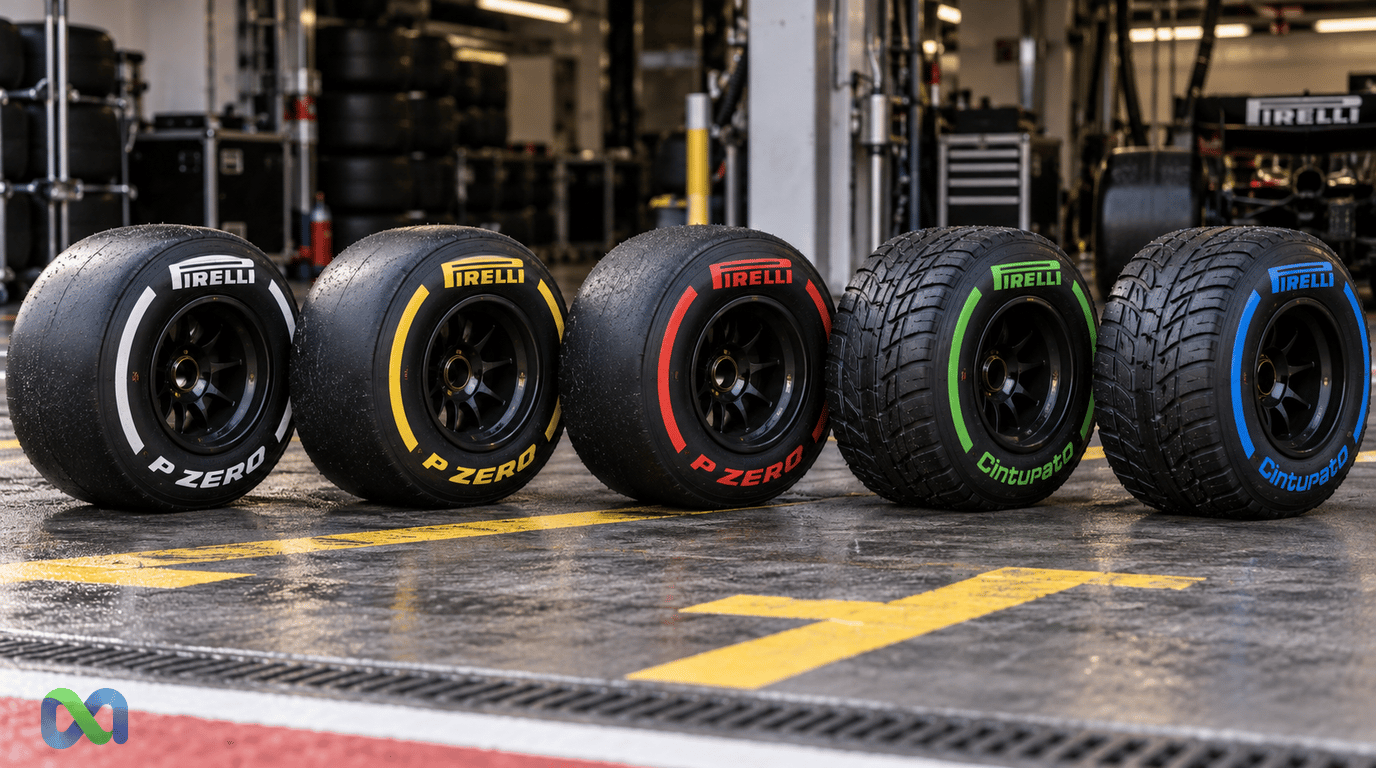 Pneus Pirelli F1 2026: Especificações e Novidades — Compostos, Cores e Estratégia