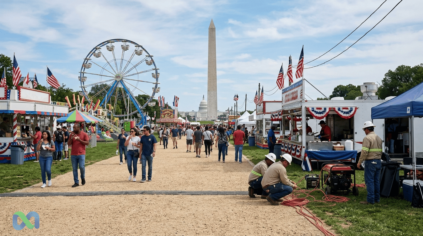 Trump Great American State Fair Power Outage: Day One